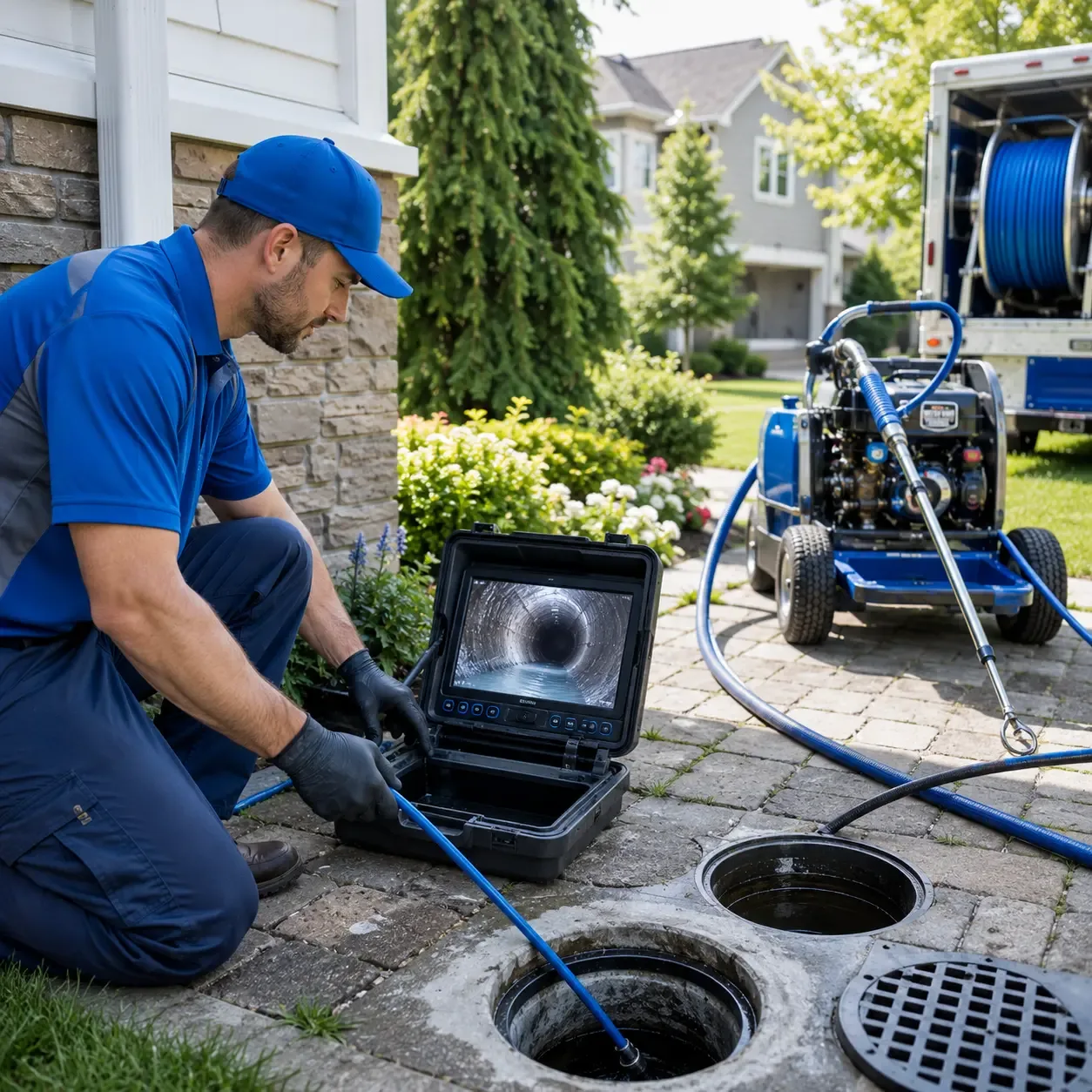 Outdoor drain cleaning professionals serving Montville, CT